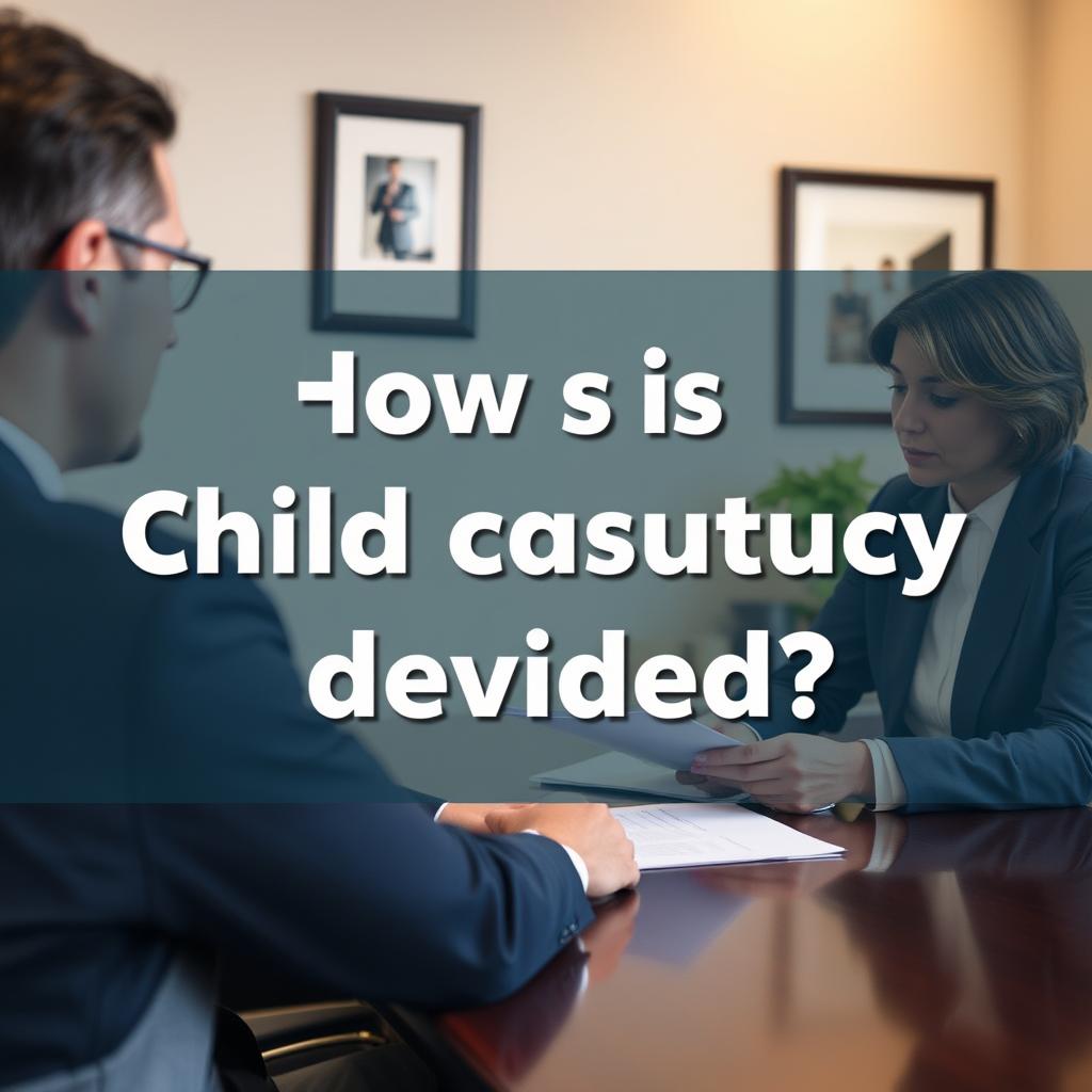 How is child custody decided in Bloomingdale