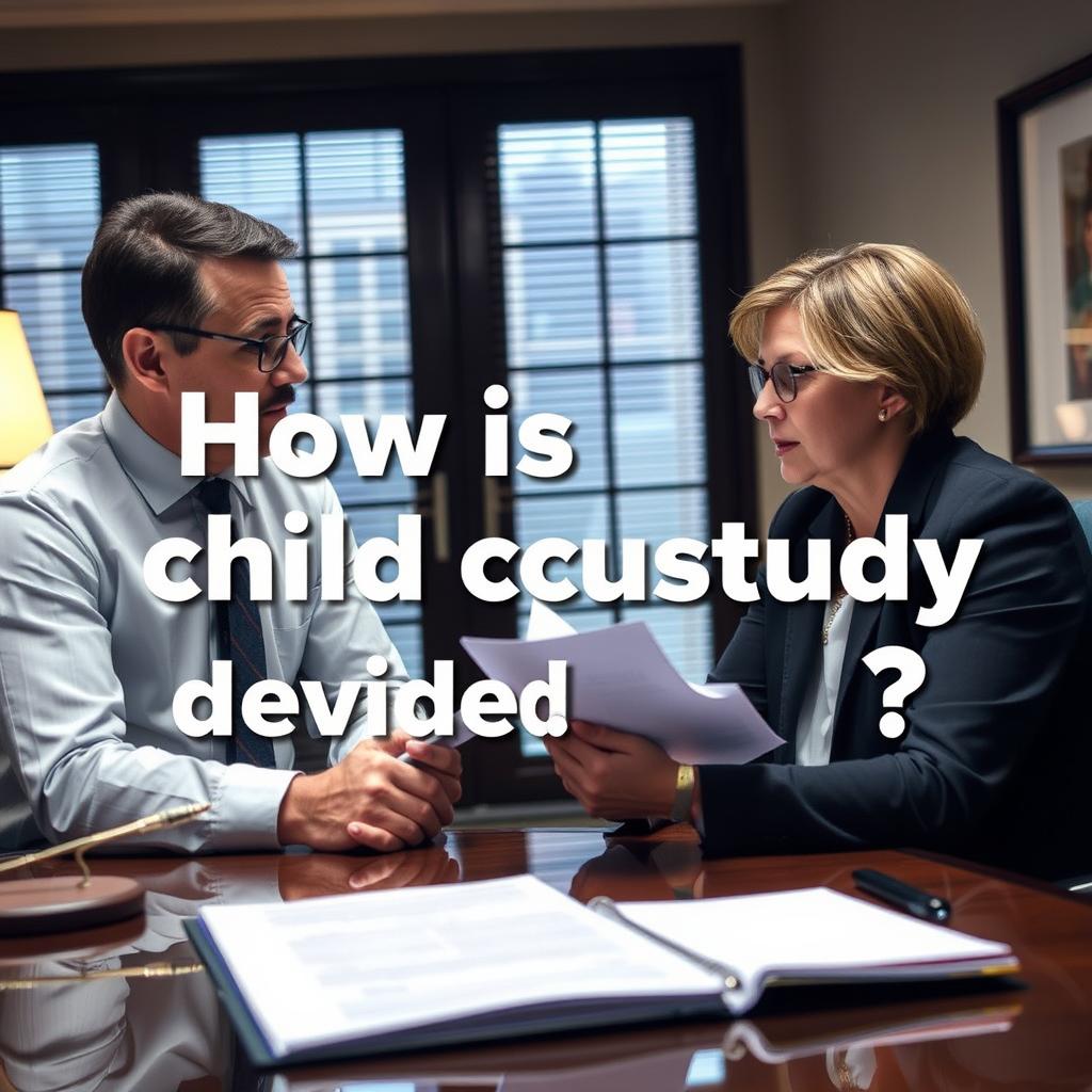 How is child custody decided in Cleveland Park